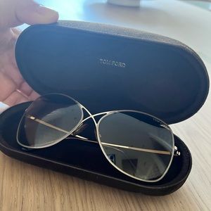 Tom Ford Colette Butterfly Sunglasses | Gold